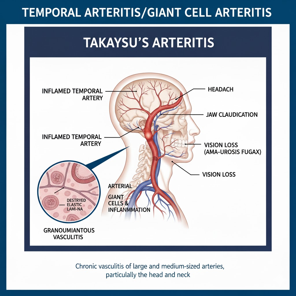 Temporal Arteritis (Giant Cell Arteritis)