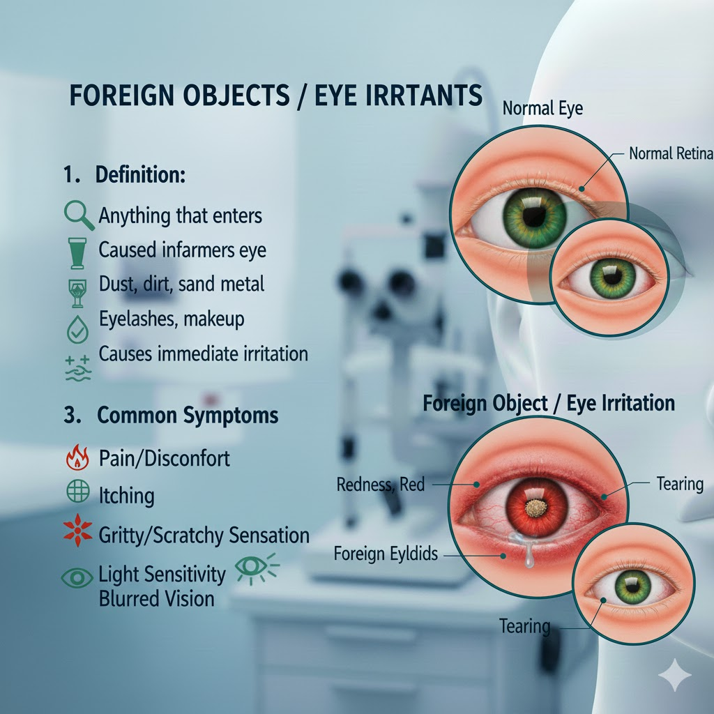 Foreign Objects and Eye Irritants