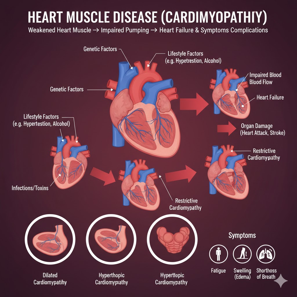 HEART MUSCLE DISEASE (CARDIOMYOPATHY)
